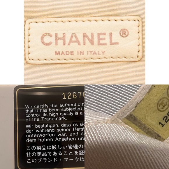 CHANEL Grosgrain Satin Tricolor 2.55 Reissue Flap Gray Pink White - Picture 10 of 10